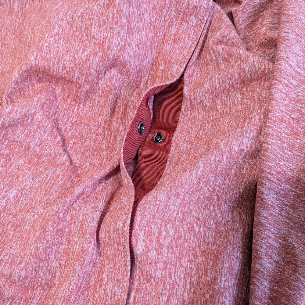 Lululemon Vinyasa Snap Button Convertible Customizable Infinity Scarf Wrap Red - Picture 5 of 6